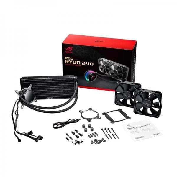 ASUS ROG Ryuo 240 OLED Display 240mm CPU Liquid Cooler (Black)