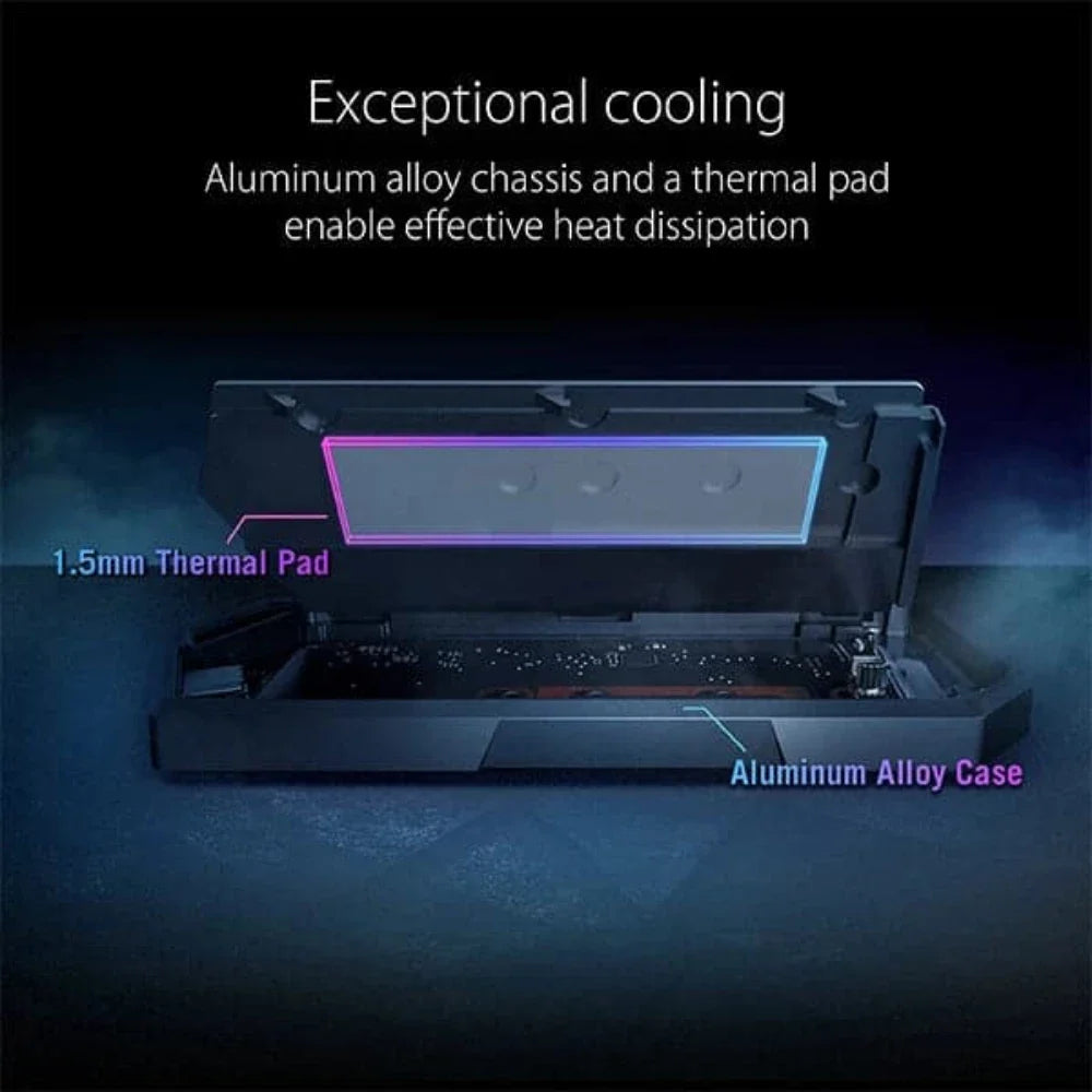 ASUS ROG Strix Arion S500 500GB NVME Gen2 Portable Solid State Drive (SSD) (Type-C)