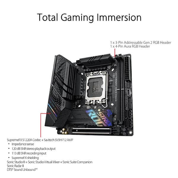 ASUS ROG Strix B760-I Gaming Wifi DDR5 Intel Motherboard