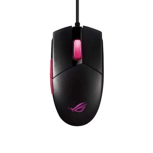 ASUS ROG Strix Impact II Electro Punk Wired Ambidextrous Gaming Mouse ( ROG-STRIX-IMPACT-II-ELECTRO-PUNK ) ( 6200DPI / 5 Macro Buttons ) ( Black )