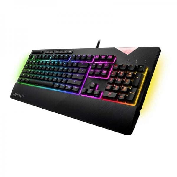 ASUS ROG Strix Flare Full Size Mechanical Gaming Keyboard ( Black) ( Cherry MX Red Switch )