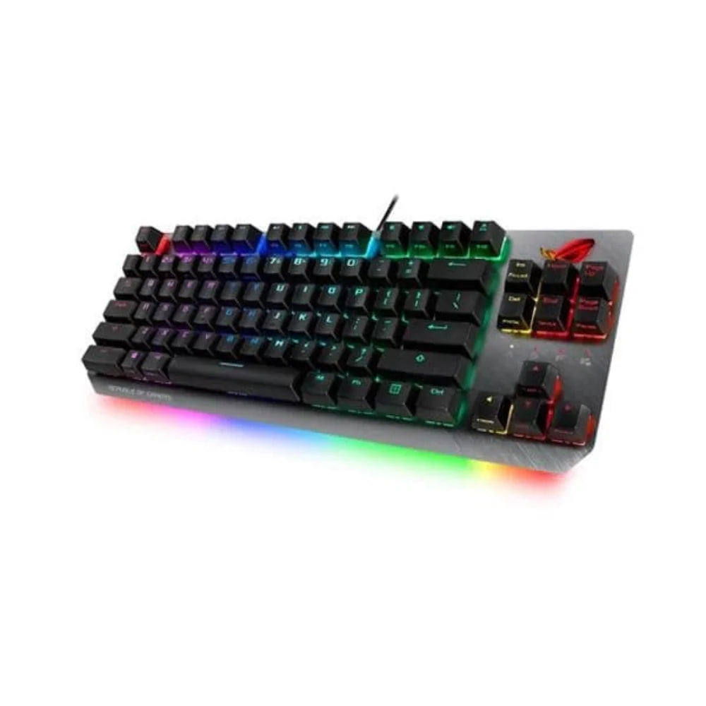 ASUS ROG Strix Scope Tenkeyless Mechanical Wired Gaming Keyboard ( Black ) ( Cherry MX Red Switch )