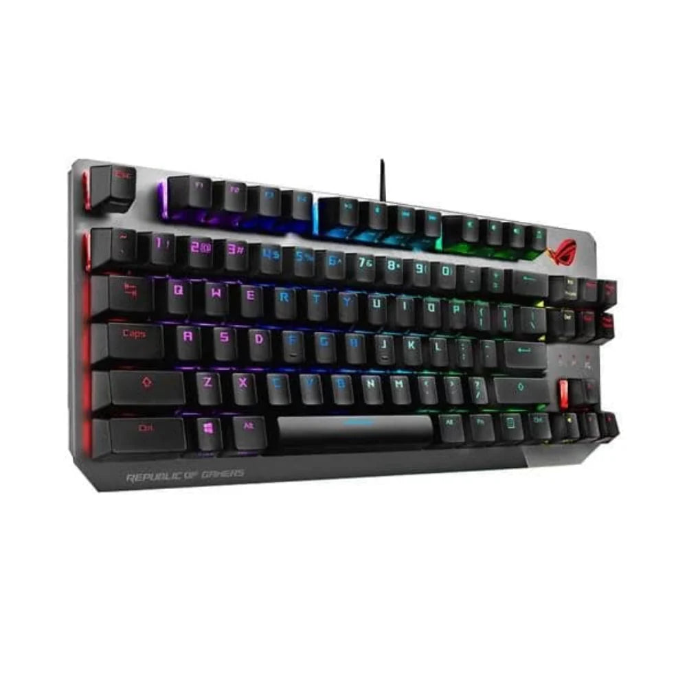 ASUS ROG Strix Scope Tenkeyless Mechanical Wired Gaming Keyboard ( Black ) ( Cherry MX Red Switch )