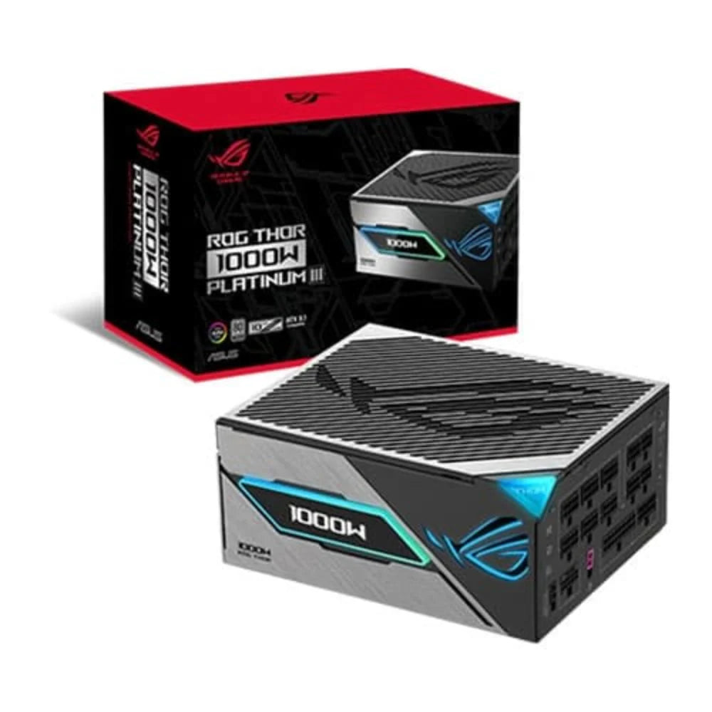 ASUS ROG Thor 1000W III Gaming 80+ Platinum ATX 3.1 Fully Modular Power Supply ( 1000W )