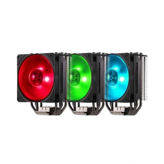 COOLER MASTER Hyper 212 RGB Black Edition Single Tower CPU Air Cooler (Black)