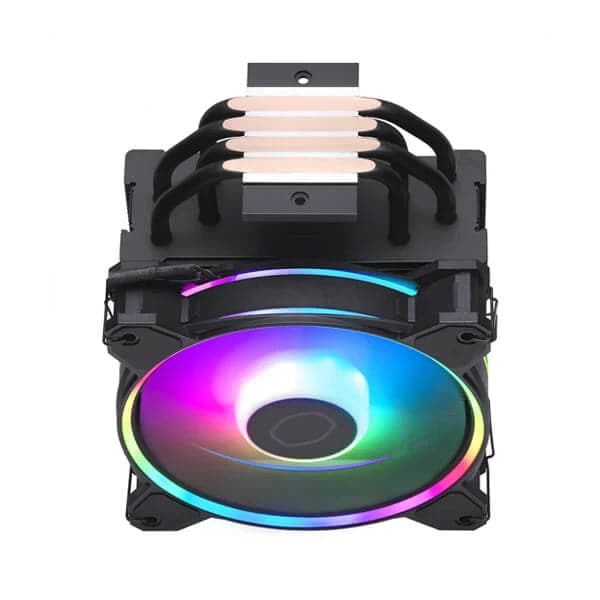 COOLER MASTER Hyper 212 Halo ARGB Single Tower CPU Air Cooler (Black)