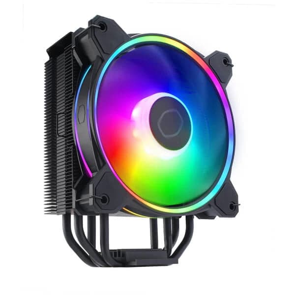 COOLER MASTER Hyper 212 Halo ARGB Single Tower CPU Air Cooler (Black)