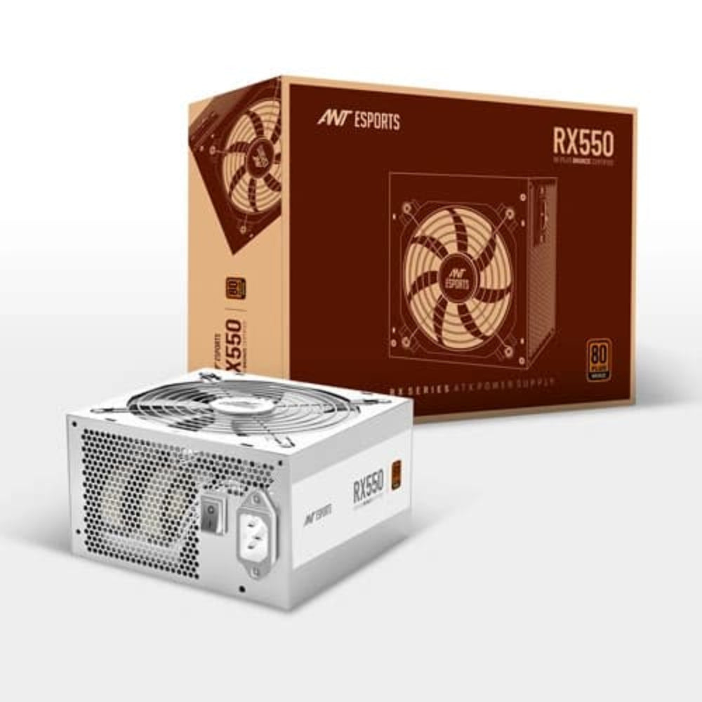 ANT ESPORTS RX550 550W 80+ Bronze Non Modular ATX 2.0 Power Supply ( 550W ) ( White )