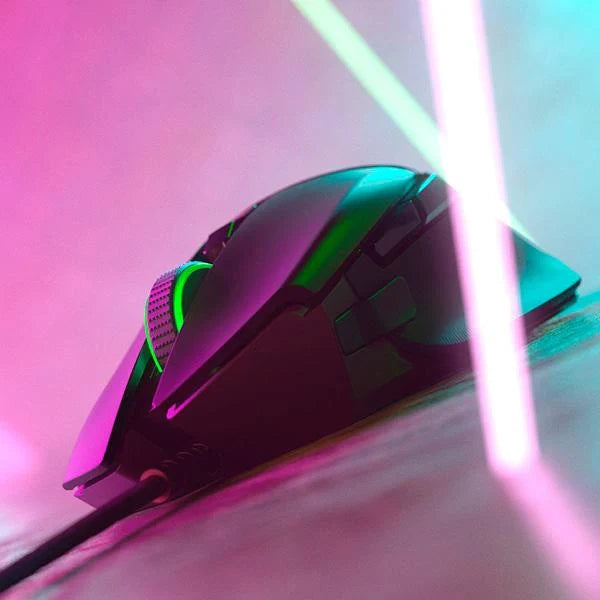 RAZER Basilisk V2 Wired Ergonomic Gaming Mouse ( RZ01-03160100-R3M1 ) ( 20000DPI / 11 Macro Button ) ( Black )