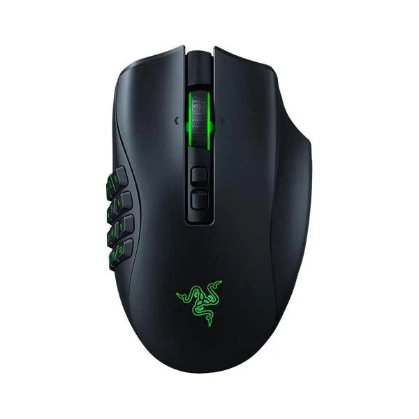 RAZER Naga Pro Wireless Ergonomic Gaming Mouse ( RZ01-03420100-R3A1 ) ( 20000DPI / 20 Macro Button ) ( Black )