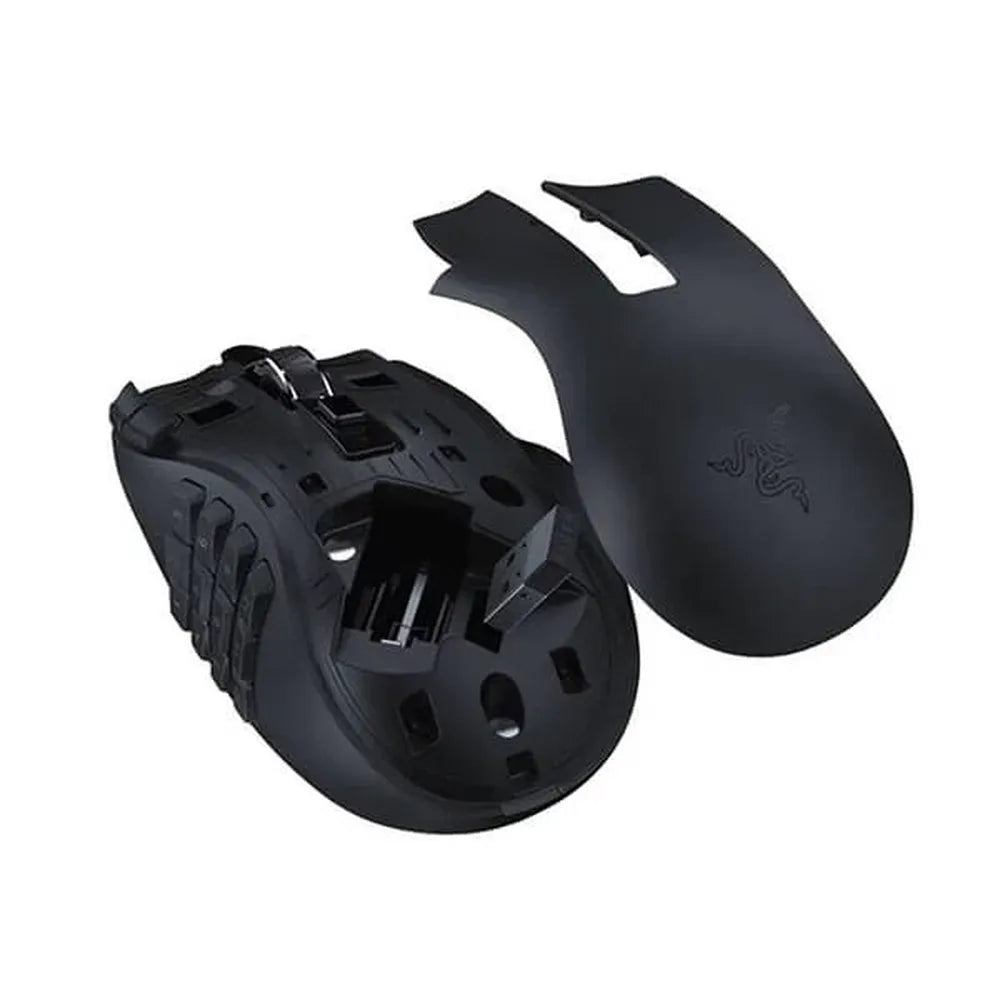 RAZER NAGA V2 Hyperspeed Wireless Ergonomic Gaming Mouse (RAZER NAGA V2) (30000DPI/19 Macro Button) (Black)