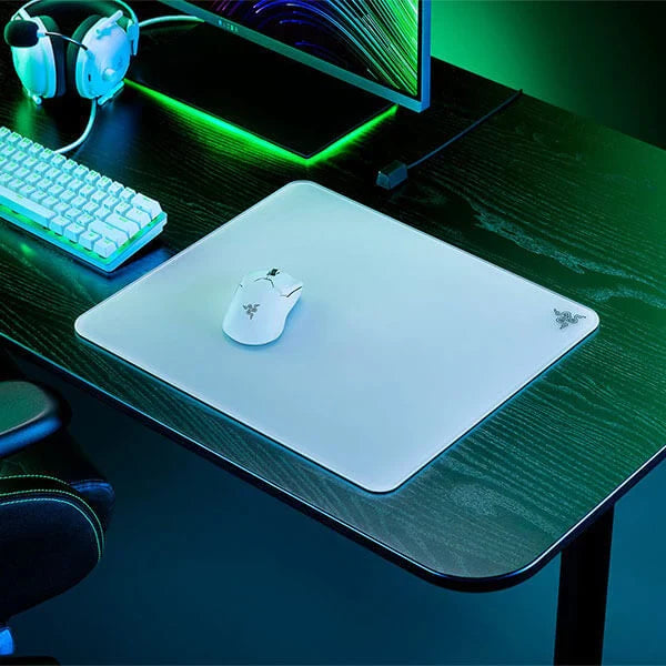 RAZER Atlas Tempered Glass Large White Mousepad