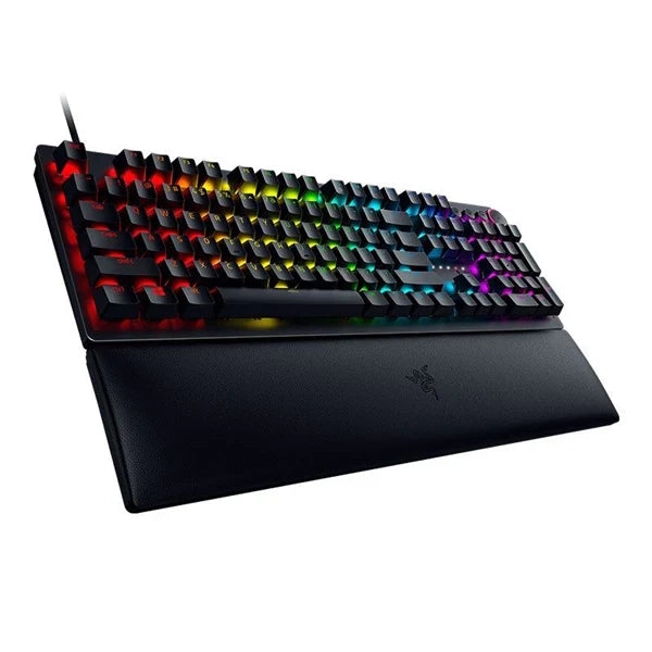 RAZER Huntsman V2 RGB Full Size Optical Wired Gaming Keyboard (Black) (Purple Switch)