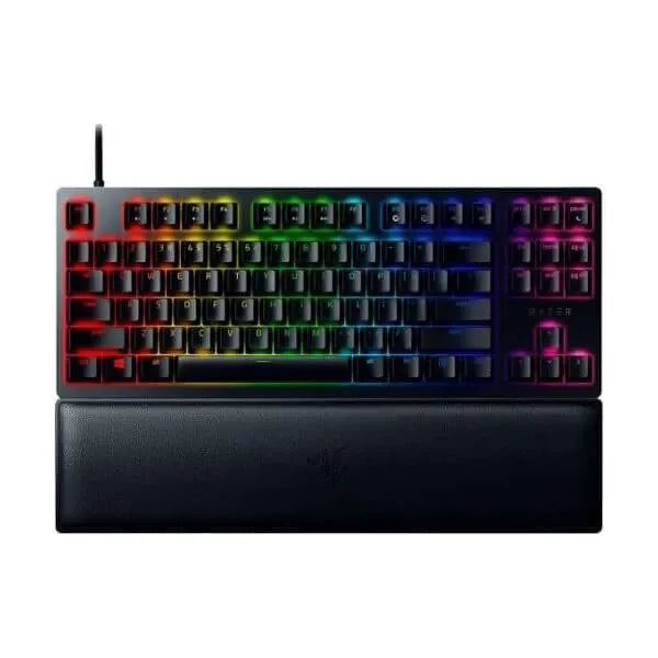 RAZER Huntsman V2 TKL Mechanical Wired Gaming Keyboard ( black ) ( Razer Switches - Linear Optical Red Switch ) ( RZ03-03930100-R3M1 )
