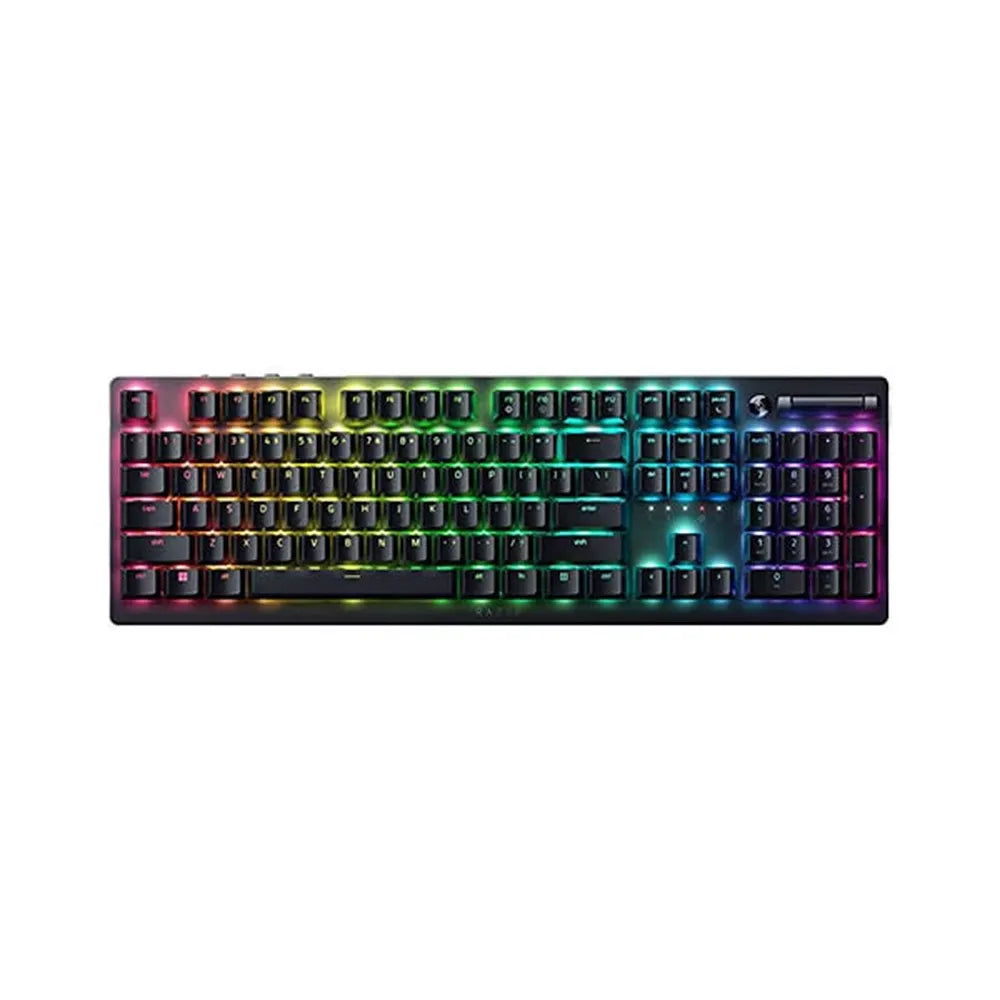 RAZER DeathStalker V2 Pro RGB Full Size Wireless + Bluetooth Gaming keyboard ( Black ) ( Linear Optical Switch )