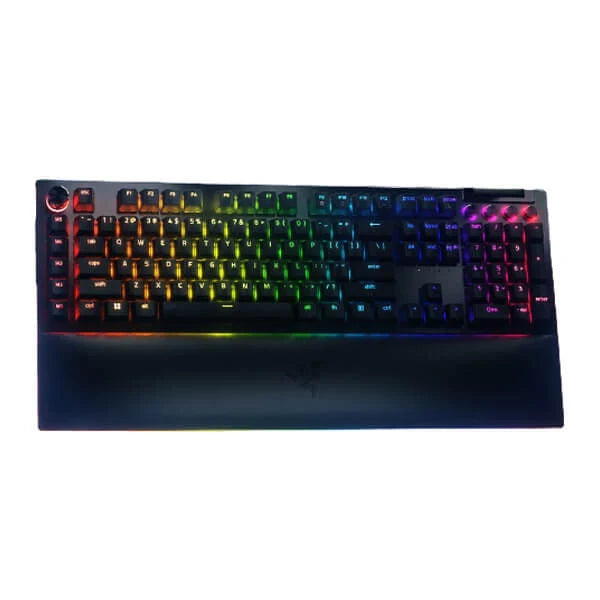 RAZER BlackWidow V4 Pro RGB Full Size Wired Gaming Keyboard (Linear Yellow Switch)
