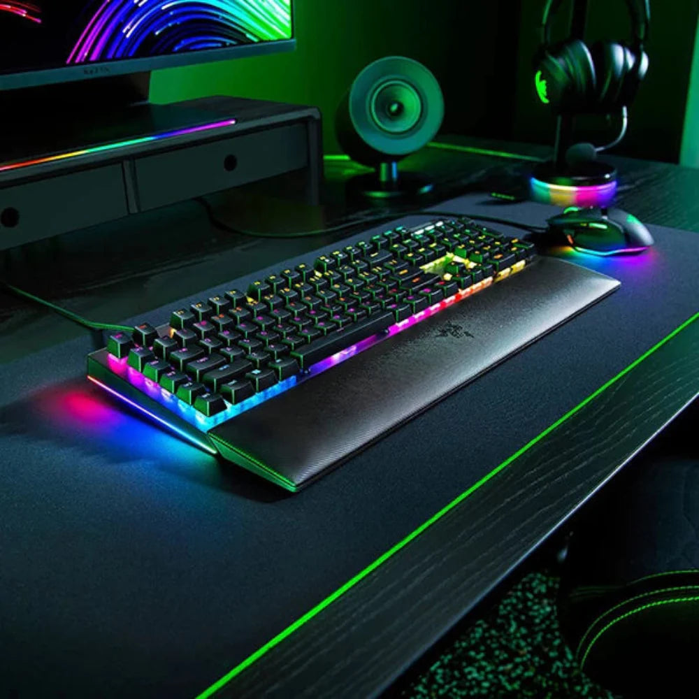 RAZER BlackWidow V4 RGB Mechanical Full Size Wired Gaming Keyboard ( Yellow Switch )