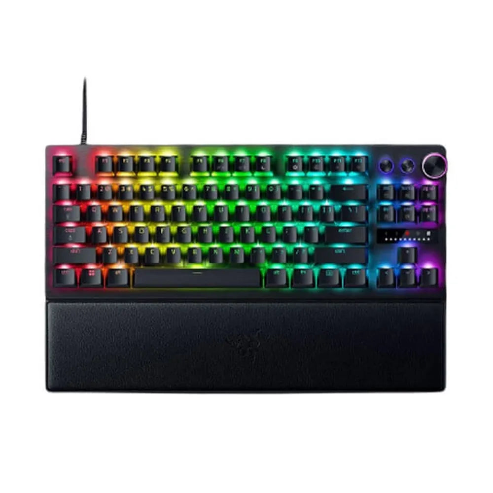RAZER Huntsman V3 Pro Tenkeyless RGB Analog Optical Wired Gaming Keyboard ( Analog Switches )