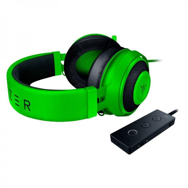 RAZER kraken Tournament Edition 3.5mm Stereo Gaming Headphone ( Green ) ( Pc / Mobile / Mac / Xbox )