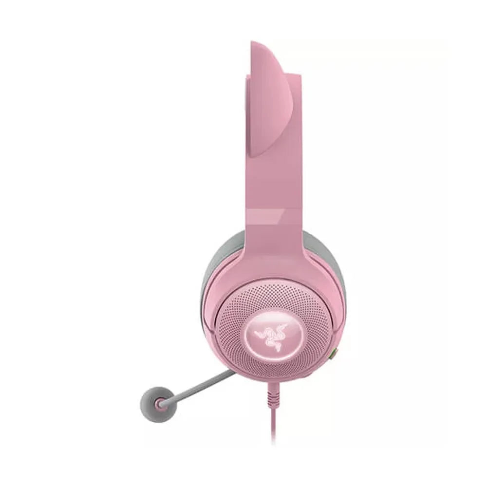 RAZER kraken Kitty V2 RGB Wired 7.1 Surround Gaming Headphone (Quartz) ( PC / PS5 / Xbox )
