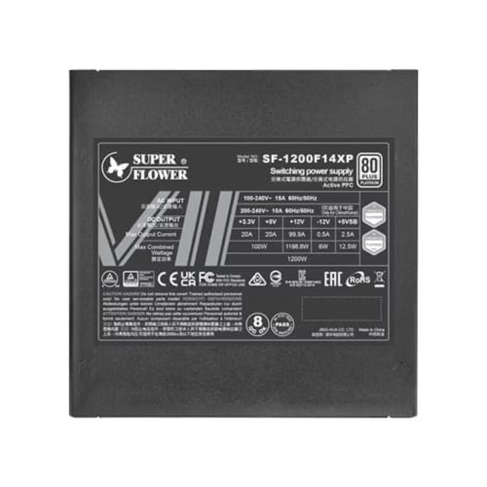 SUPER FLOWER Leadex VII Pro 80+ Platinum 1200W ATX 3.1 Fully Modular Power Supply ( Black ) ( 1200W )