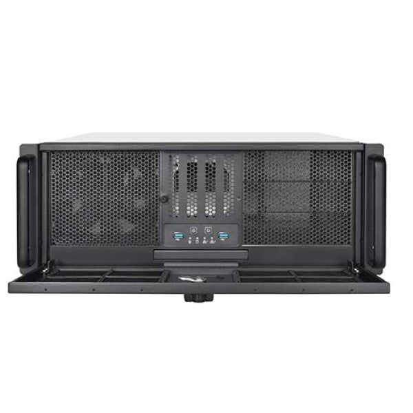 SILVERSTONE RM400 4U Rackmount Server ATX Mid Tower Cabinet ( Grey )