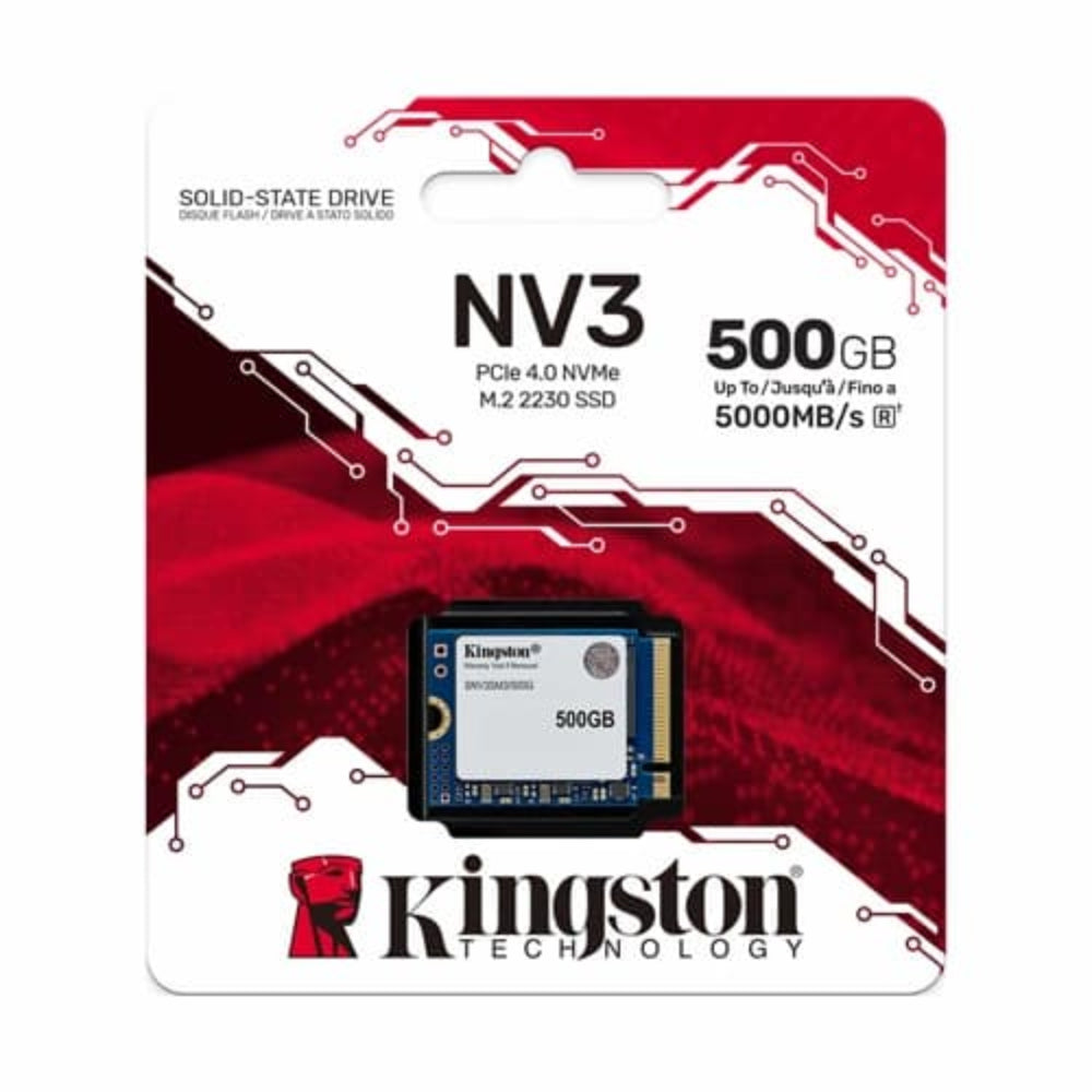 KINGSTON NV3 2230 500GB M.2 NVME Gen4 Solid State Drive ( SSD )