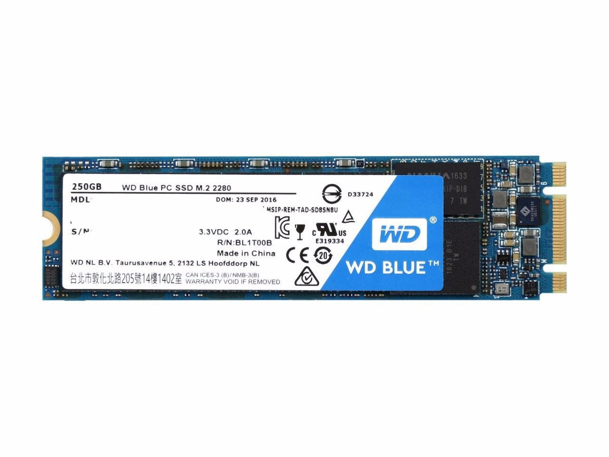 WESTERN DIGITAL Blue 250GB M.2 SATA SATA 3 Solid State Drive ( SSD )
