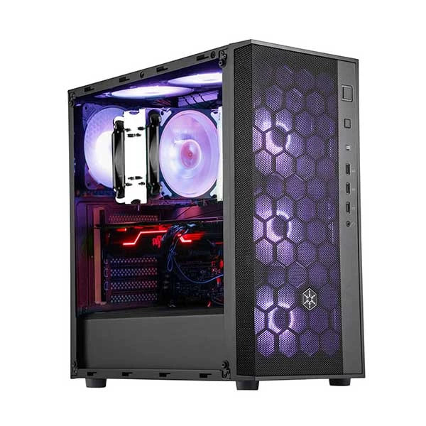 SILVERSTONE FARA R1 Tempered Glass ATX Mid Tower Cabinet (Black)