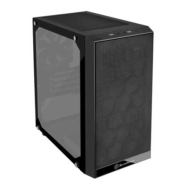 SILVERSTONE PS15 Pro MATX Mid Tower Cabinet (Black)