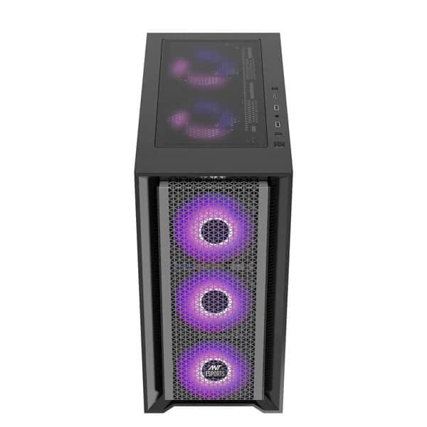 ANT ESPORTS SX7 ARGB ATX Mid Tower Cabinet (Black)