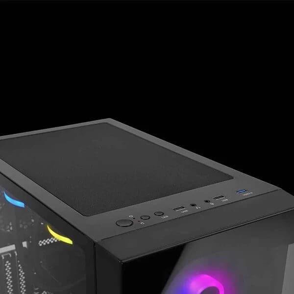 GAMDIAS Talos E2 Elite ARGB ATX Mid Tower Cabinet (Black)