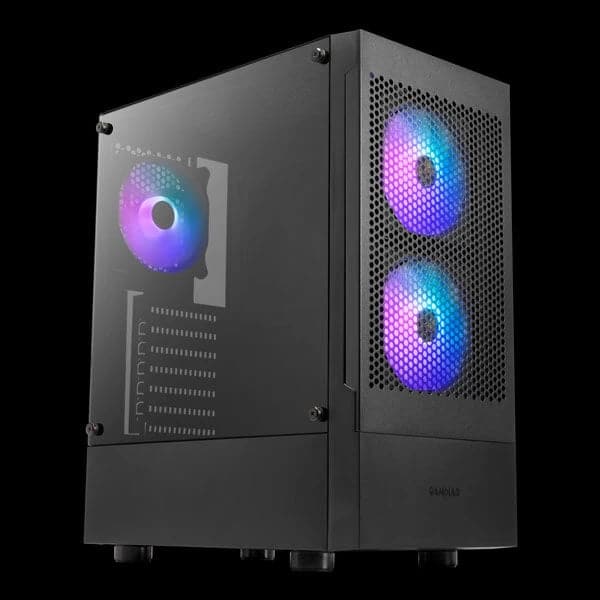 GAMDIAS Talos E3 Mesh ARGB ATX Mid Tower Cabinet (Black)