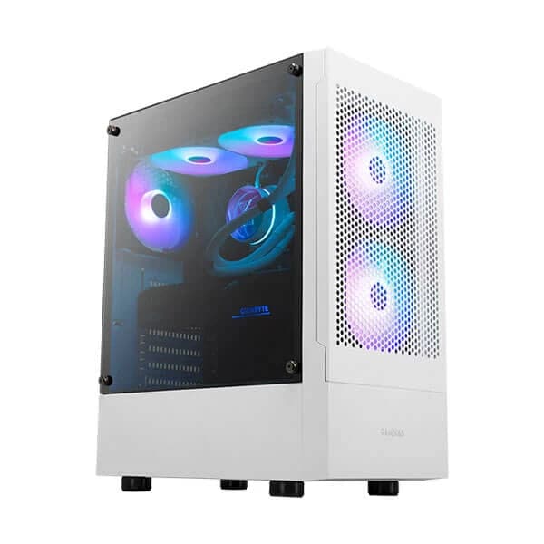 GAMDIAS Talos E3 Mesh ARGB ATX Mid Tower Cabinet (White)