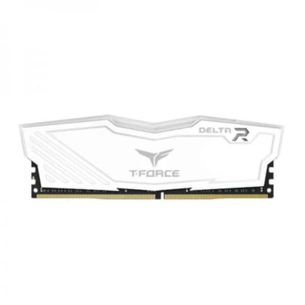 TEAMGROUP T-Force Delta RGB 8GB ( 8GB x 1 ) 3200MHz DDR4 RAM ( White ) ( CL16 )