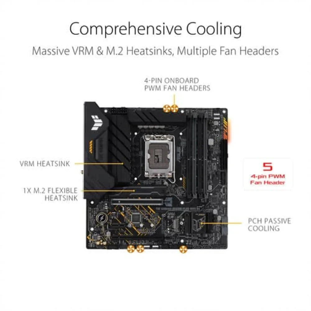 ASUS TUF Gaming B660M Plus Wifi DDR4 Intel Motherboard