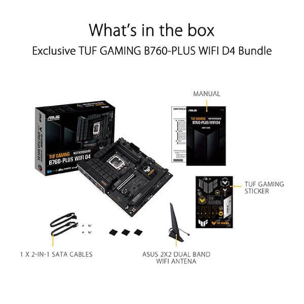 ASUS TUF Gaming B760-Plus Wifi DDR4 Intel Motherboard