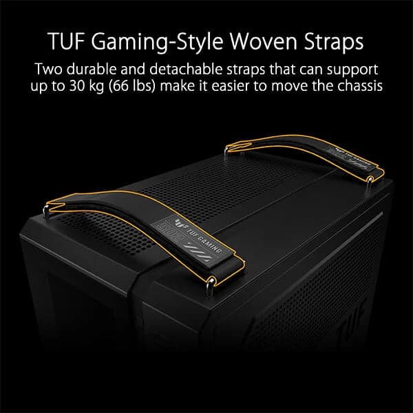 ASUS TUF Gaming GT502 ATX Mid Tower Cabinet (Black)