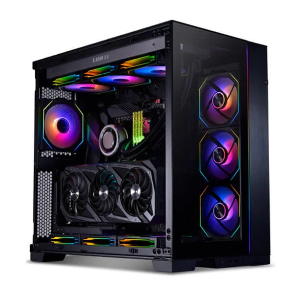 LIAN LI Uni SL-Infinity 120mm ARGB Cabinet Fans (Black) (Triple Pack)