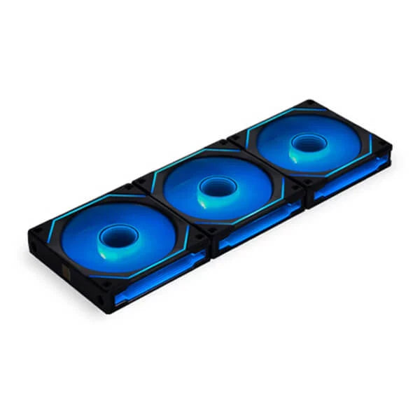LIAN LI Uni SL-Infinity 120mm ARGB Cabinet Fans (Black) (Triple Pack)