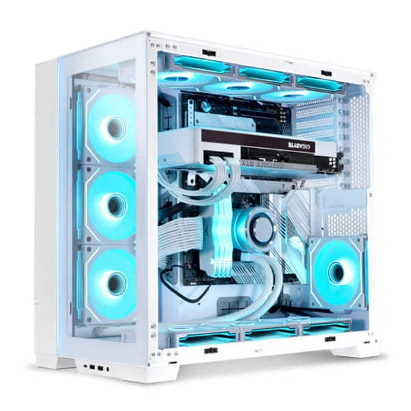 LIAN LI UNI SL Infinity 120 120mm ARGB Cabinet Fan (White) (Triple Pack)