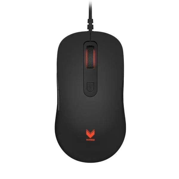 RAPOO V16 Wired Ambidextrous Gaming Mouse ( 3000DPI / 5 Macro Button ) ( Black )