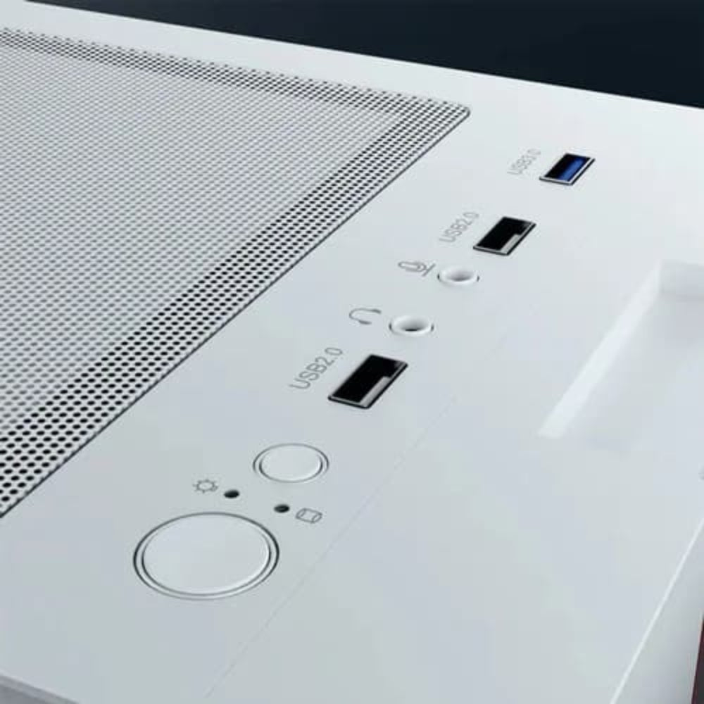 DAWG V 350 MATX Mid Tower Cabinet (White)