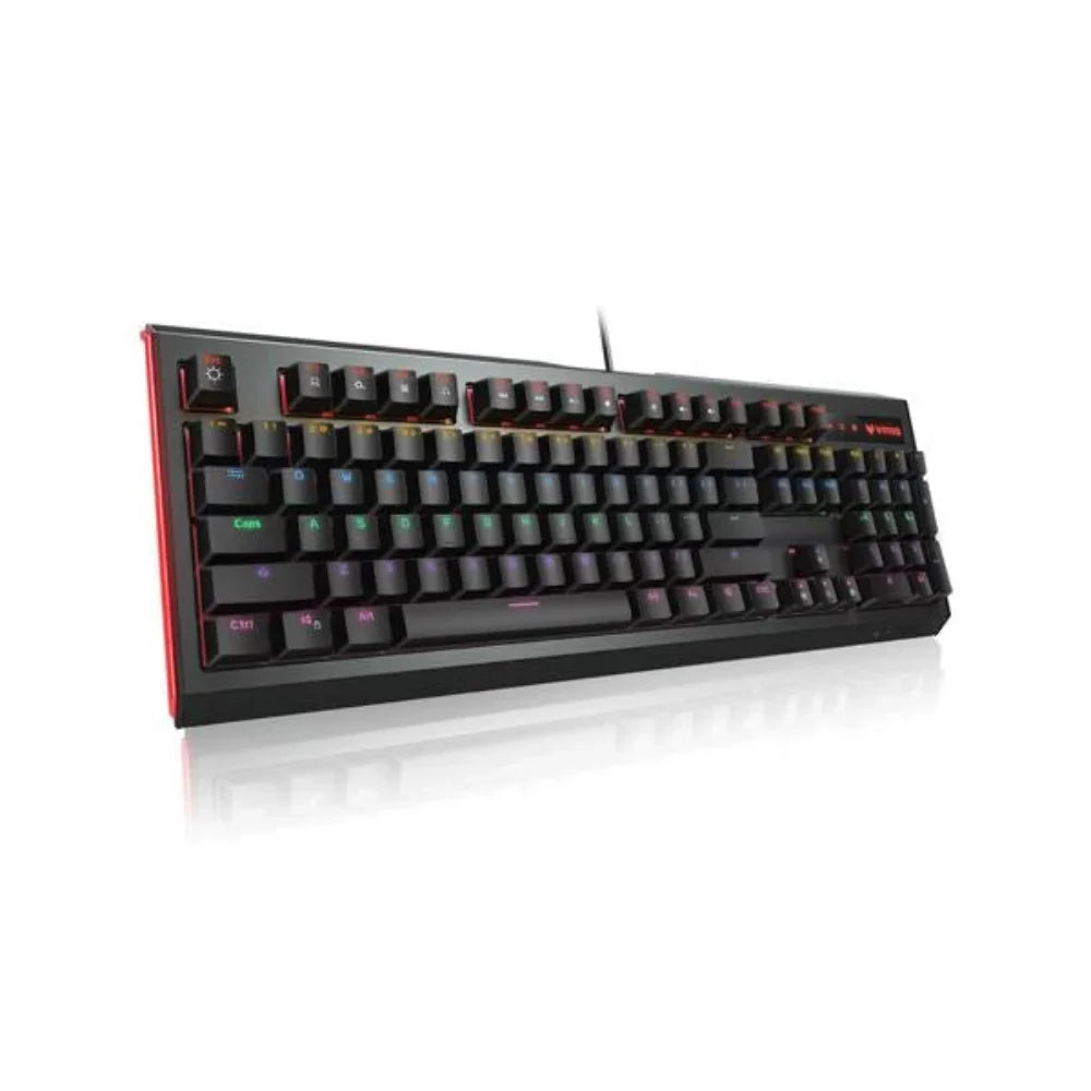 RAPOO V500L RGB Full Size Mechanical Wired Gaming Keyboard ( Black ) ( Mechanical Switch )