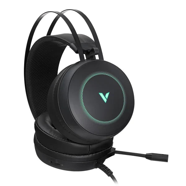 RAPOO VH160 RGB USB Wired 7.1 Surround Gaming Headphone ( Black ) ( PC )