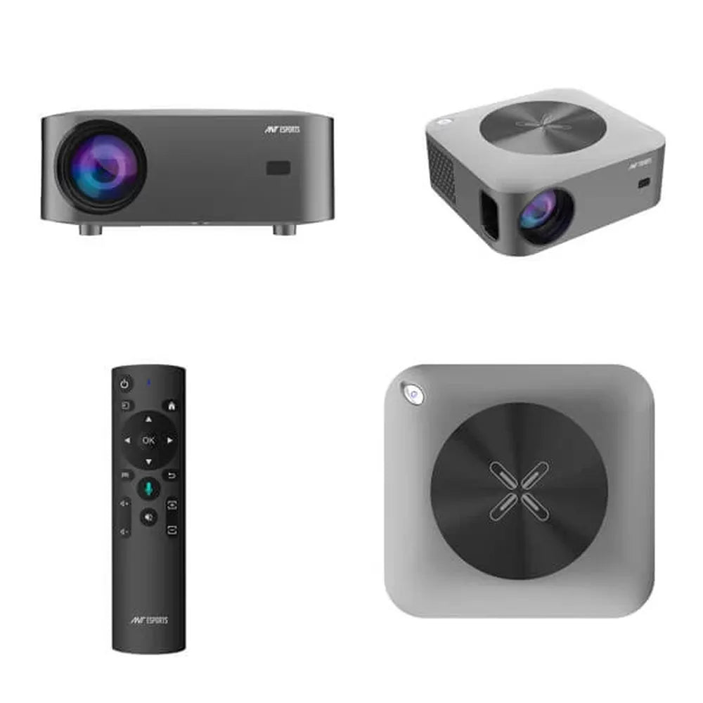 ANT ESPORTS View 611 LED Smart Projector with Remote ( Black )