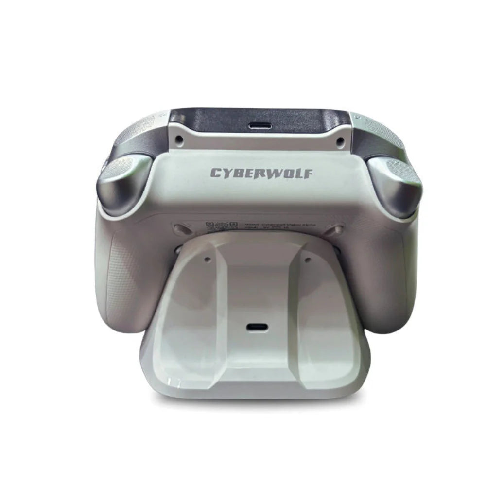 CYBERWOLF Vision Alpha Wireless Controller ( White ) ( With Display )