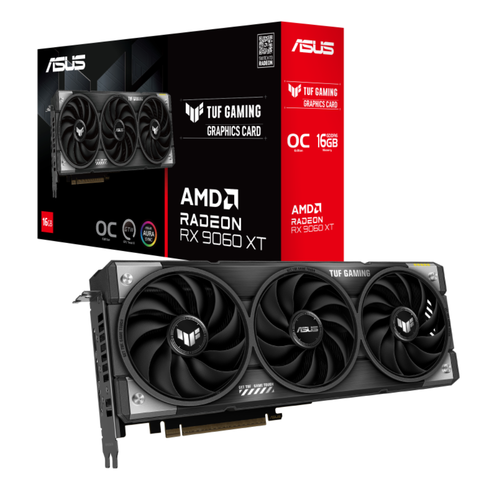 ASUS TUF Gaming Radeon RX 9060 XT OC Edition 16GB AMD Graphic Card