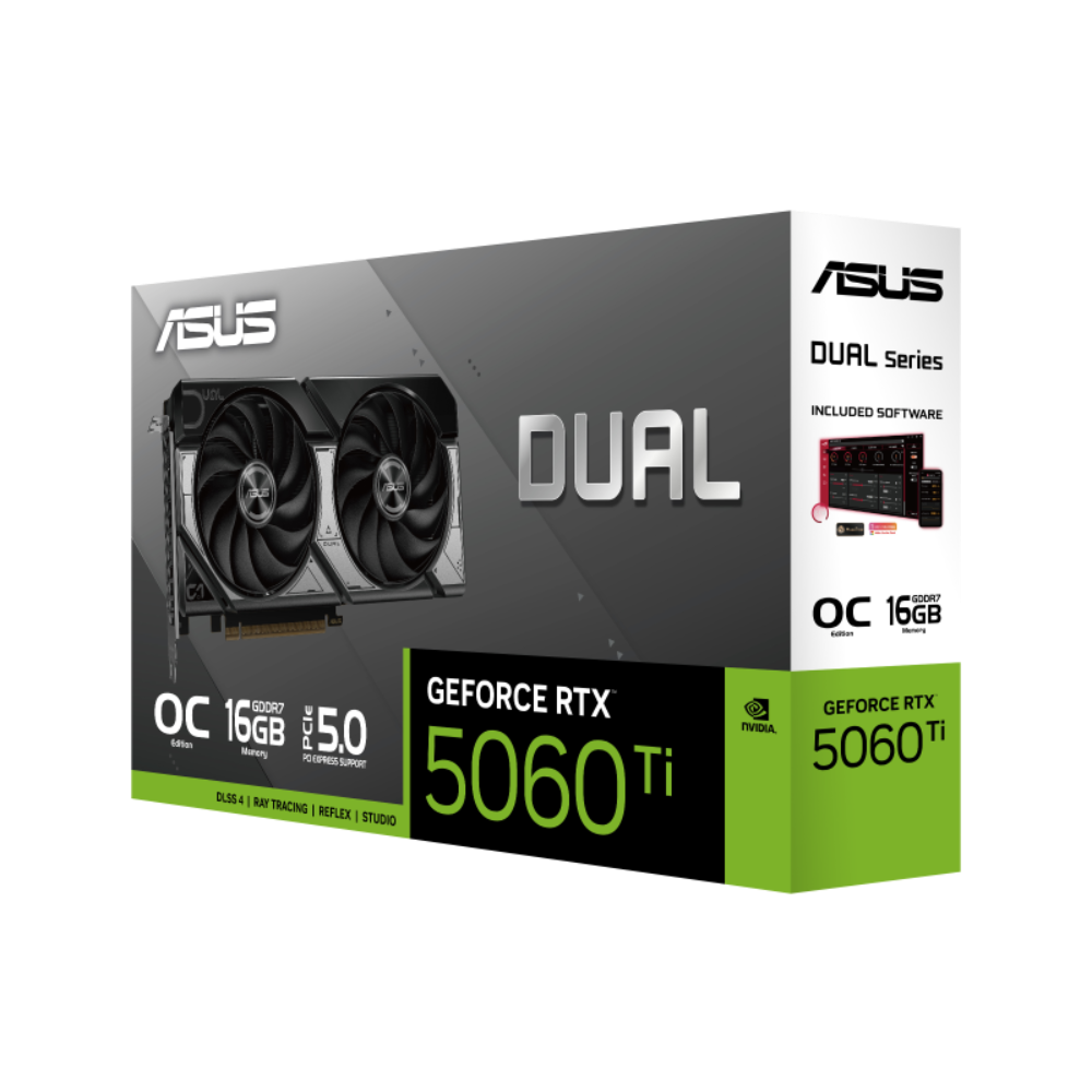 ASUS Dual Geforce RTX 5060 Ti OC Edition 16GB NVIDIA Graphic Card
