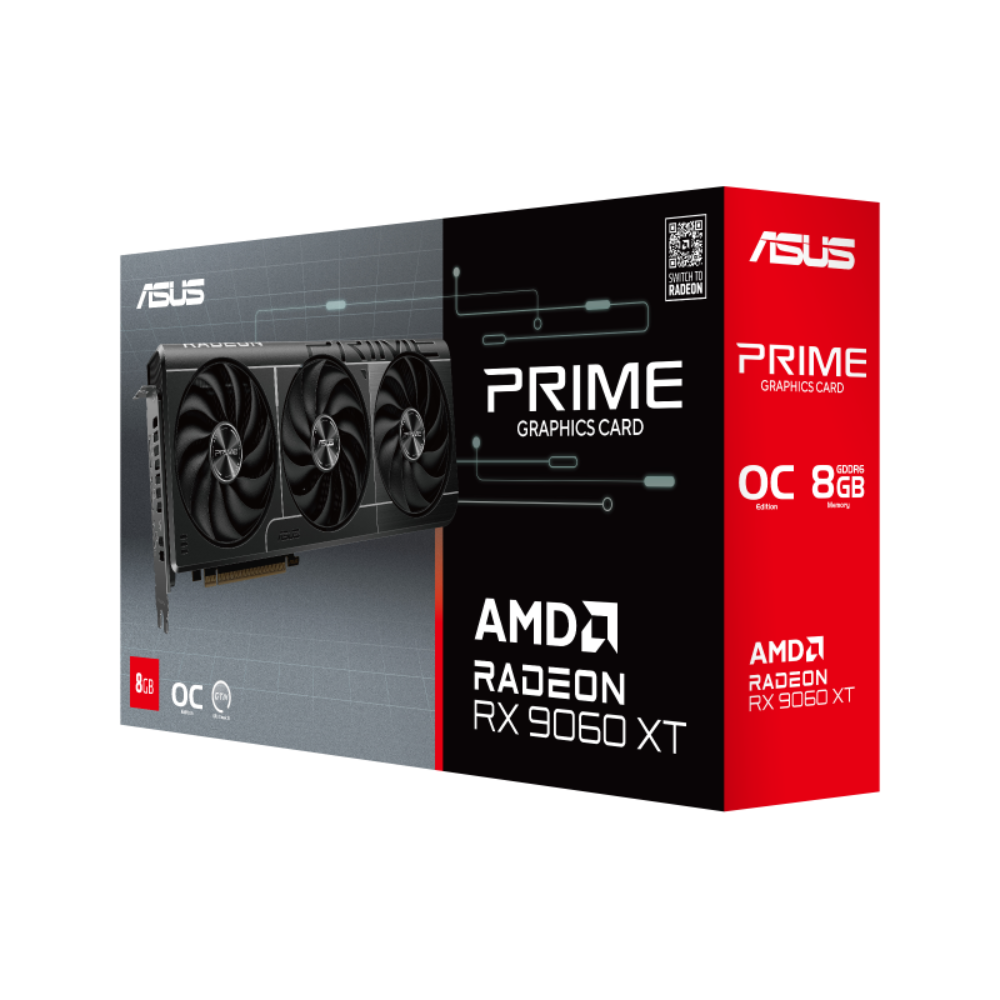 ASUS Prime Radeon RX 9060 XT OC 8GB AMD Graphic Card